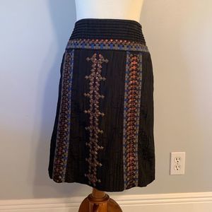 [ETCETERA] Black Studded/Sequin Embellished Skirt - Size 4